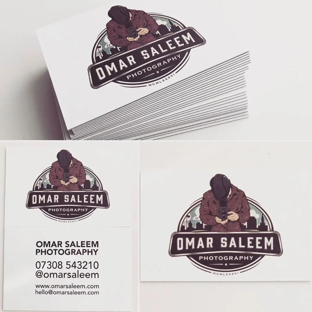 New Business Cards for Omar Saleem Photography