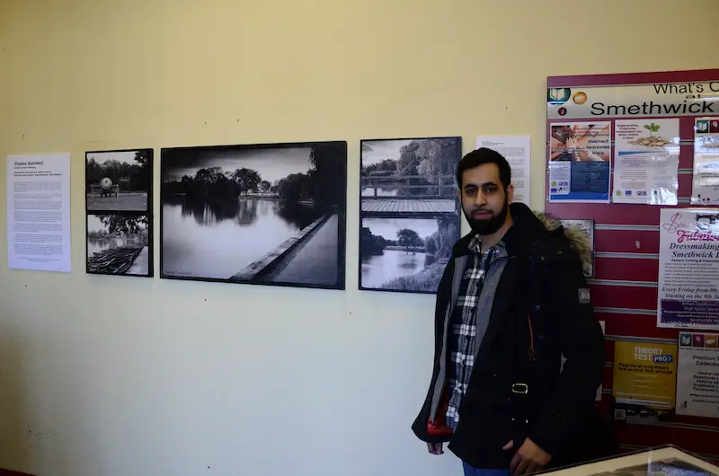 Photograph exhibited at Smethwick Library for the Jubilee Arts Archive Project