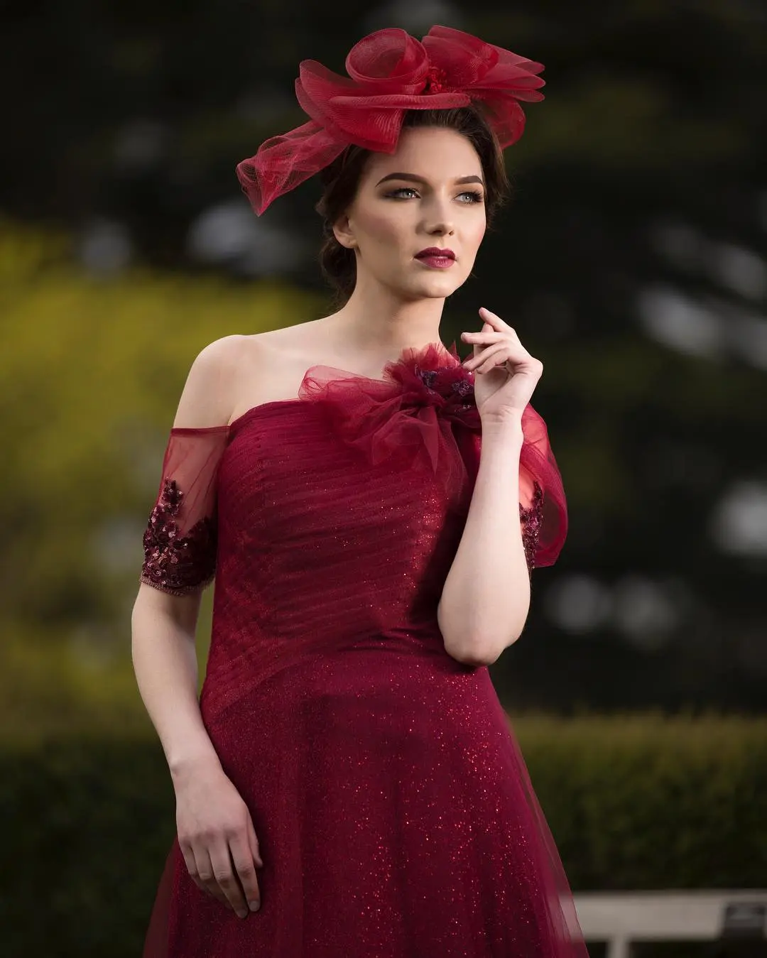 Creative fashion portrait photoshoot at Birmingham Botanical Gardens by Omar Saleem