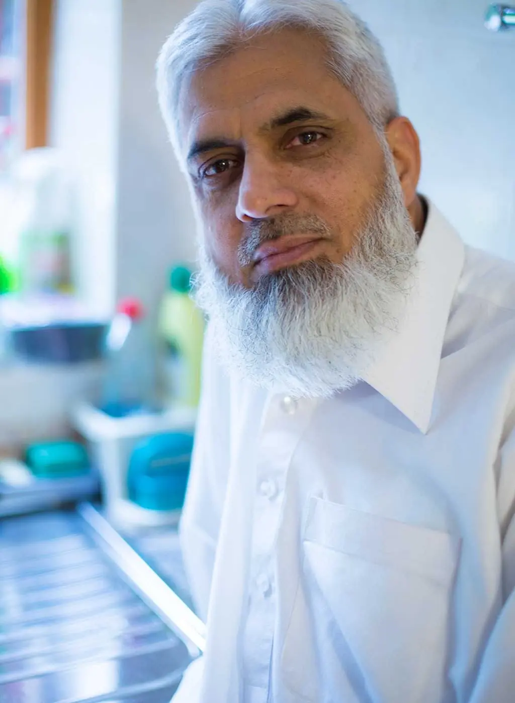Artistic memorial portrait photograph by Birmingham photographer Omar Saleem